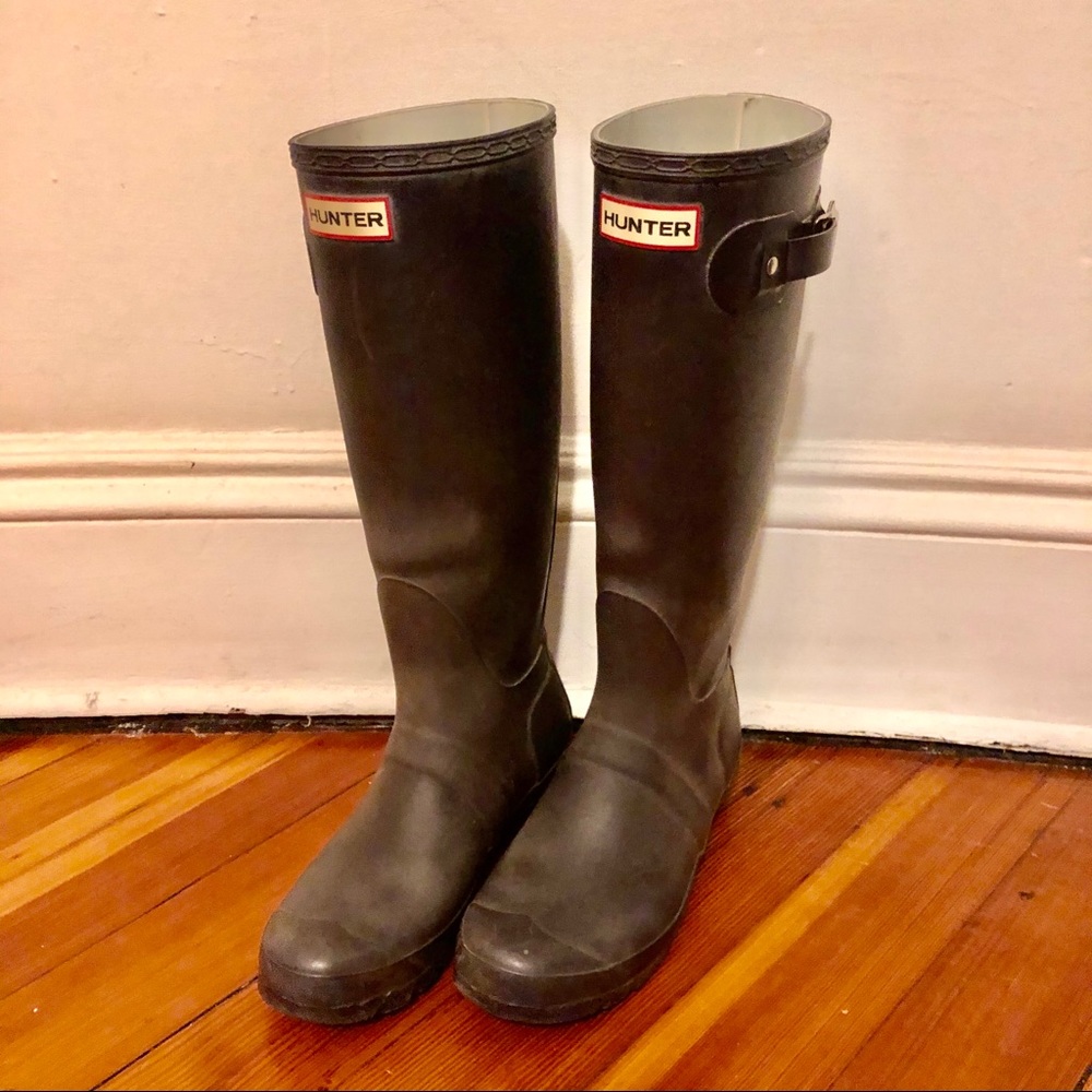 Classic Tall Purple Hunter Rain Boots